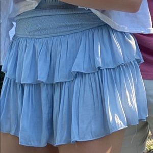 Light blue skirt size small! Has built in shorts